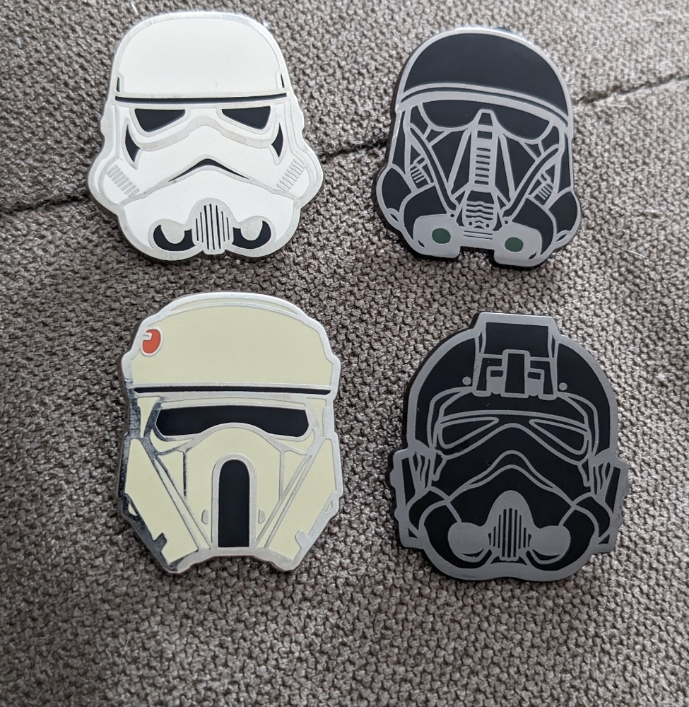 Disney Star Wars Stormtrooper Collectible Pin Set